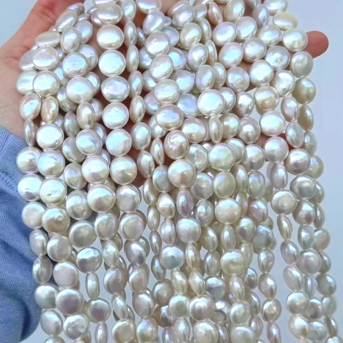 11/12/13/14mm6A+ High-Grade Surface Natural Freshwater Round Baroque Buttons Pearl Jewelry MakeDIY Necklace Bracelet Accessories
11/12/13/14mm6A+ High-Grade Surface Natural Freshwater Round Baroque Buttons Pearl Jewelry MakeDIY Necklace Bracelet Accessories