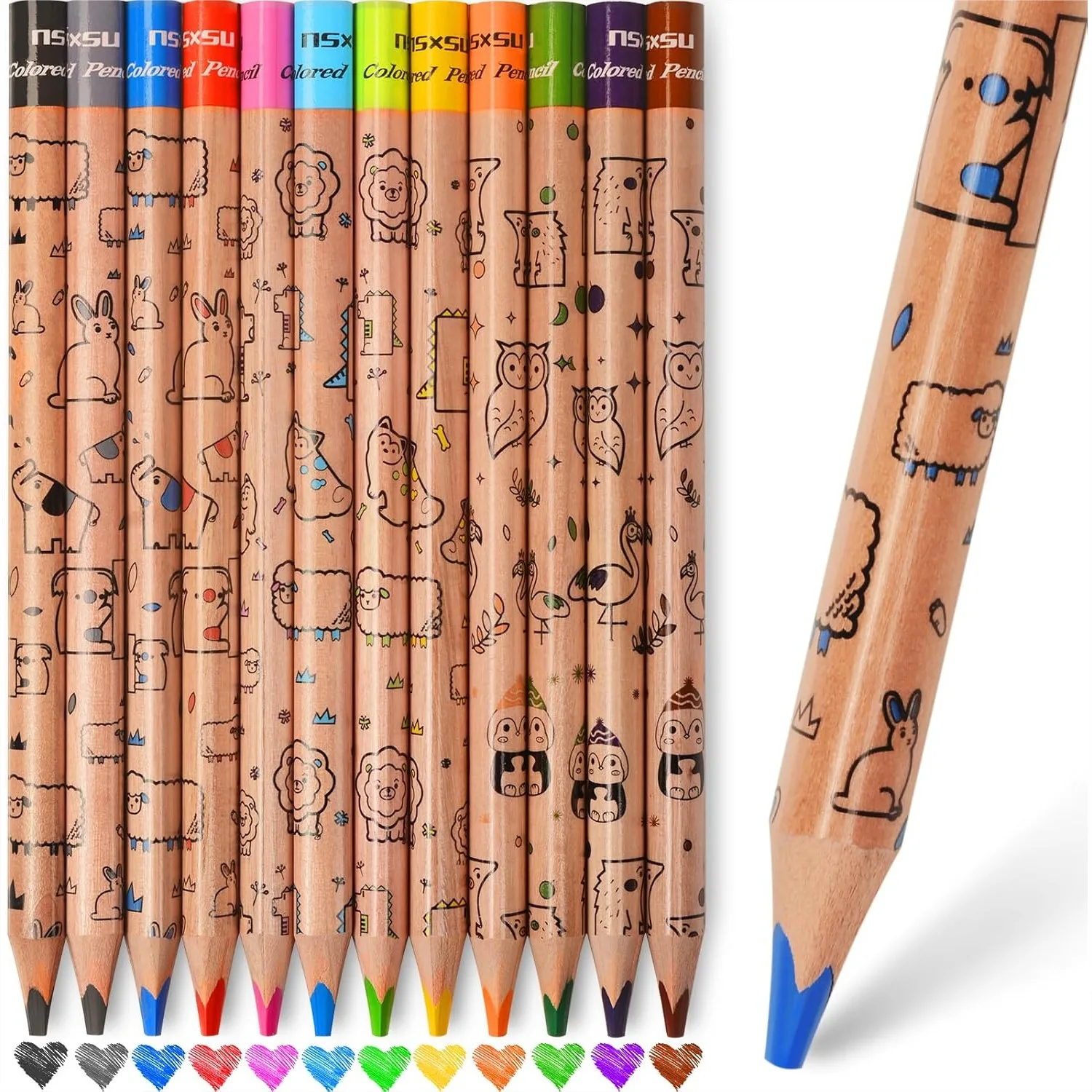 12 Jumbo Colored Pencils For Kids Triangle Thick Coloring Pencils Fat Color Pencil Set For 3-12 Preschool Toddlers Art Supplies Easy Grip Drawing Supplies
12 Jumbo Colored Pencils For Kids Triangle Thick Coloring Pencils Fat Color Pencil Set For 3-12 Preschool Toddlers Art Supplies Easy Grip Drawing Supplies