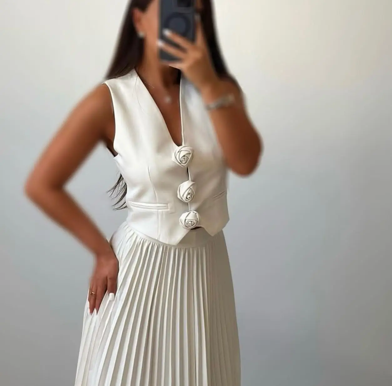 Customized High Quality Jersey A-Line 3D Flowers Evening Dress Delicate Sleeveless V-Neck Ankle Length Bespoke Occasion Gowns
Customized High Quality Jersey A-Line 3D Flowers Evening Dress Delicate Sleeveless V-Neck Ankle Length Bespoke Occasion Gowns