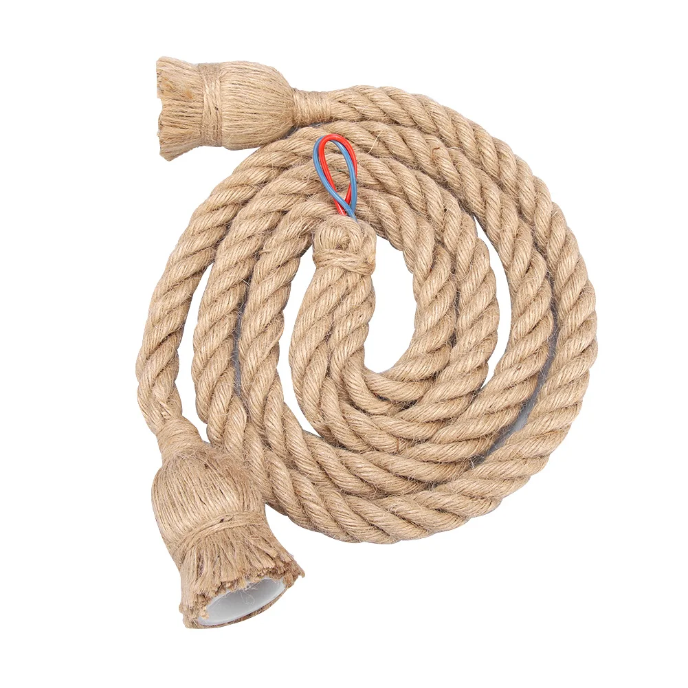 Lamp Base Lamp Holder 2m E27 Vintage Hemp Rope Ceiling Light Base Pendant Lamp Bulb Holder 85-265V
Lamp Base Lamp Holder 2m E27 Vintage Hemp Rope Ceiling Light Base Pendant Lamp Bulb Holder 85-265V