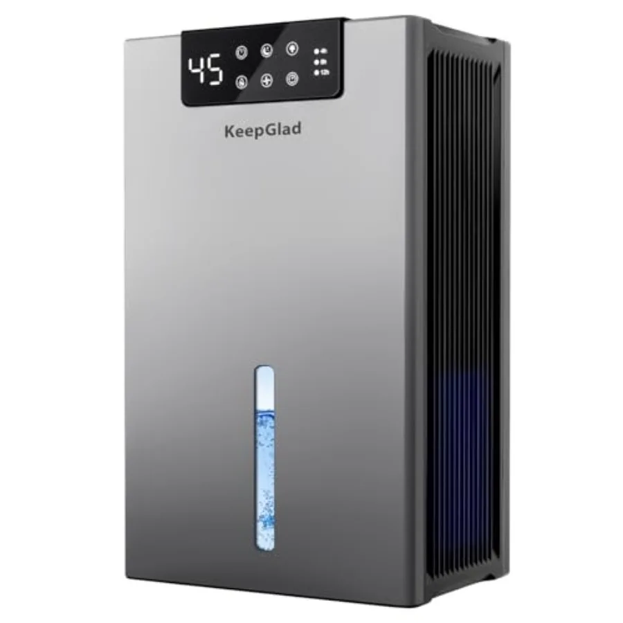 Dehumidifier for home basement bathroom bedroom 1000 sq.ft gray plastic unit with humidity display auto shut off washable filte
Dehumidifier for home basement bathroom bedroom 1000 sq.ft gray plastic unit with humidity display auto shut off washable filte