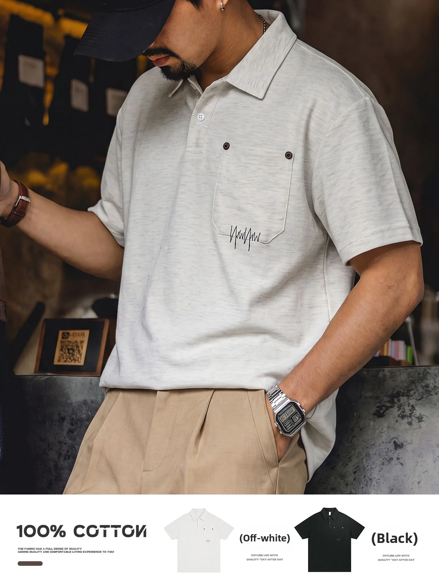 American Retro Embroidered Pocket Shirt Men Summer Texture Loose Large Size Breathable Collar Commuting Short Sleeve T-S...
American Retro Embroidered Pocket Shirt Men Summer Texture Loose Large Size Breathable Collar Commuting Short Sleeve T-S...