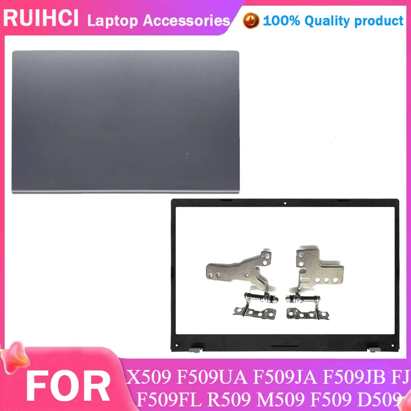 New Laptop LCD Screen Back Cover Front Bezel Hinges For Asus X509 F509UA F509JA F509JB F509FJ F509FL R509 M509 F509 D509 15.6"
New Laptop LCD Screen Back Cover Front Bezel Hinges For Asus X509 F509UA F509JA F509JB F509FJ F509FL R509 M509 F509 D509 15.6"