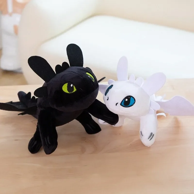 How To Train Your Dragons New Cute Toothless Night Fury & White Light Fury Plush Set Car Interior Hanging Ornament & Roof Toy
How To Train Your Dragons New Cute Toothless Night Fury & White Light Fury Plush Set Car Interior Hanging Ornament & Roof Toy