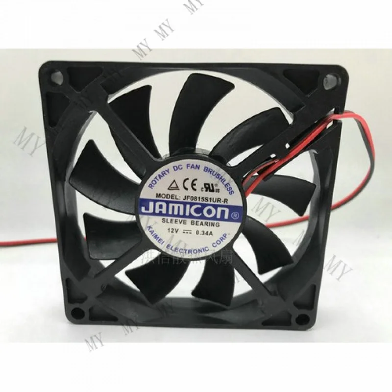 TT 1 PCS for JAMICON Fan JF0815S1UR-R DC12V 0.34A 8015 8CM 2 pin cooling fan
TT 1 PCS for JAMICON Fan JF0815S1UR-R DC12V 0.34A 8015 8CM 2 pin cooling fan