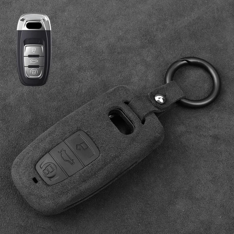 A+ Suede Leather Silicone Car Key Case Cover For Audi Q2 Q5 A3 A4 A5 A6 A7 A8 S6 S4
A+ Suede Leather Silicone Car Key Case Cover For Audi Q2 Q5 A3 A4 A5 A6 A7 A8 S6 S4