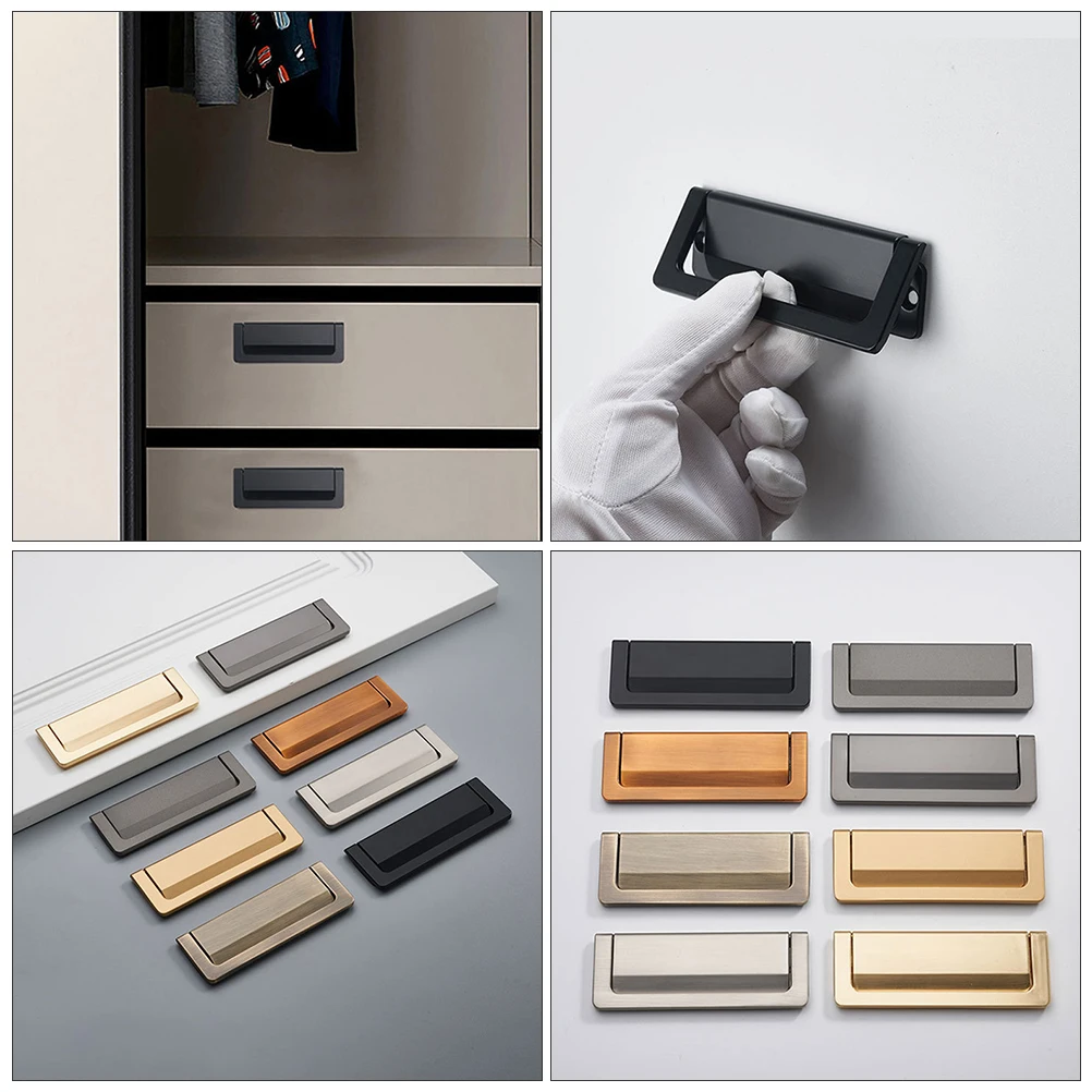 2pcs Alloy Wardrobe Handle Durable No Drill Embedded Pull Cupboard Furniture Handle Easy Install Resistant Rust
2pcs Alloy Wardrobe Handle Durable No Drill Embedded Pull Cupboard Furniture Handle Easy Install Resistant Rust