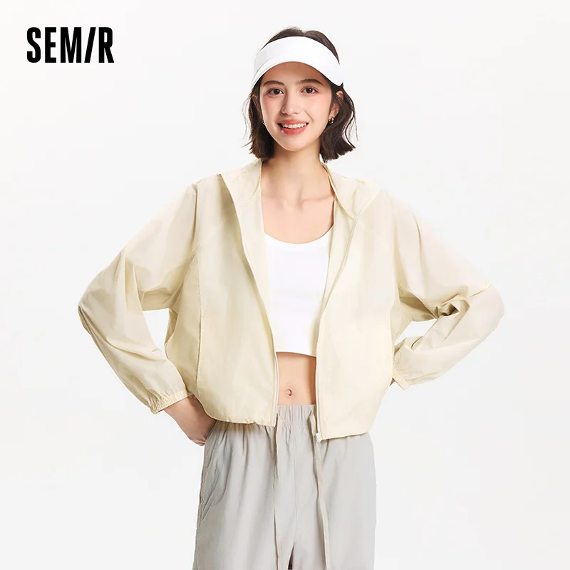 Semir Sun Protection Jacket Women Cropped Loose Mesh Patchwork 2025 New Summer Cool Feeling Color Block Jacket for Trendy
Semir Sun Protection Jacket Women Cropped Loose Mesh Patchwork 2025 New Summer Cool Feeling Color Block Jacket for Trendy