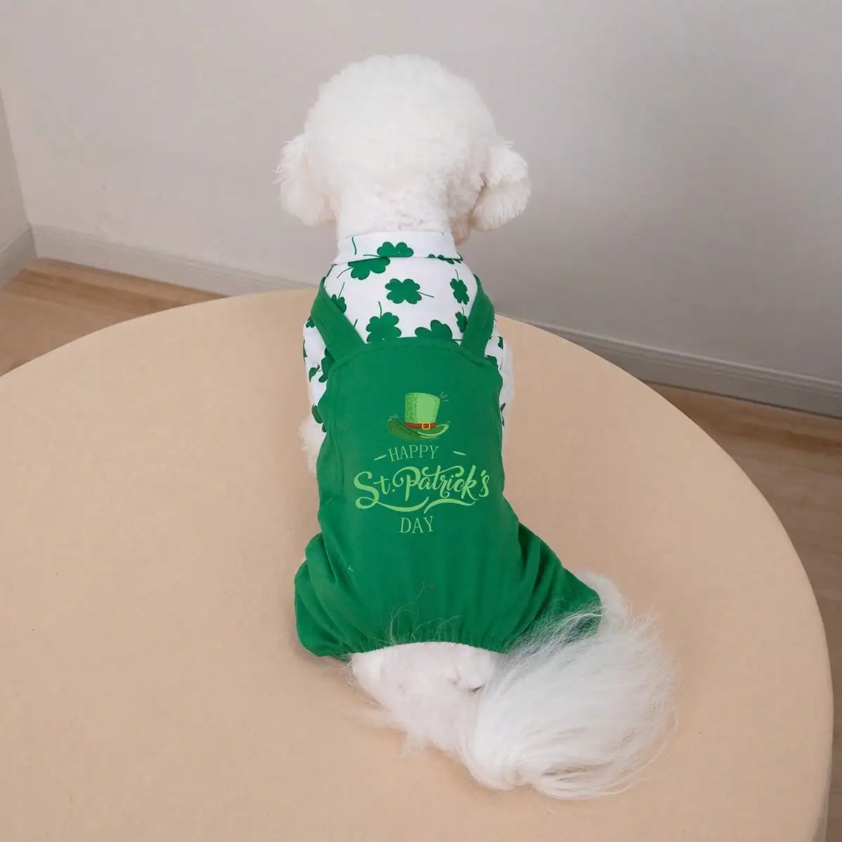 Pet Dog Irish Day Jumpsuit Cute Clover Costume For Small Dogs Outdoor Play And Lounging
Pet Dog Irish Day Jumpsuit Cute Clover Costume For Small Dogs Outdoor Play And Lounging