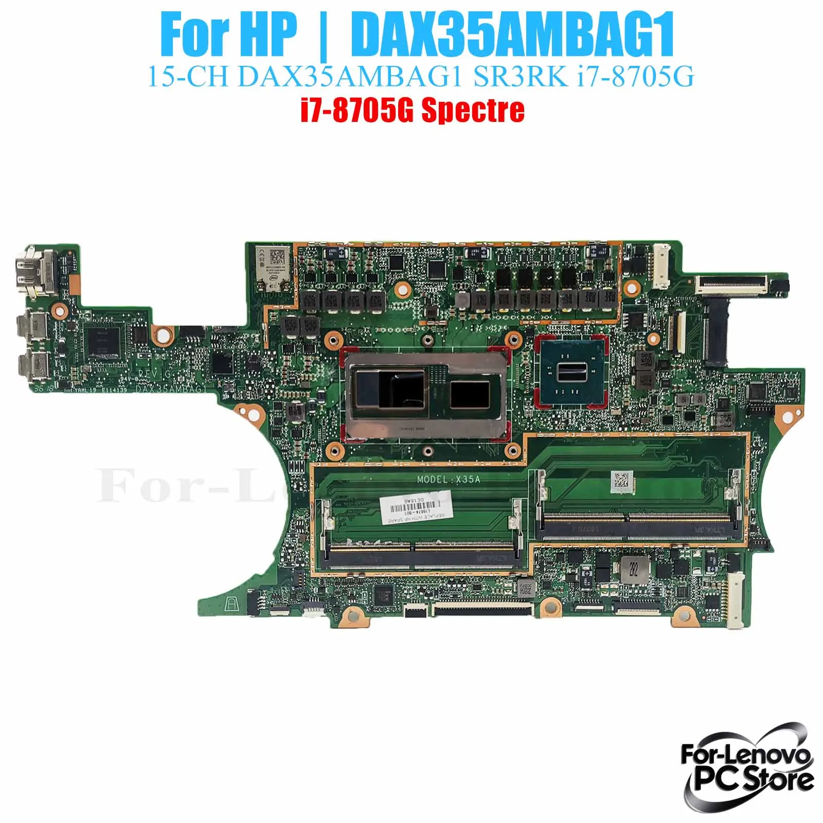DAX35AMBAG1 для HP Spectre Spectre 15-CH DAX35AMBAG1 Материнская плата для ноутбука i3 i5 i7 Процессорная материнская плата для ноутбука
DAX35AMBAG1 для HP Spectre Spectre 15-CH DAX35AMBAG1 Материнская плата для ноутбука i3 i5 i7 Процессорная материнская плата для ноутбука