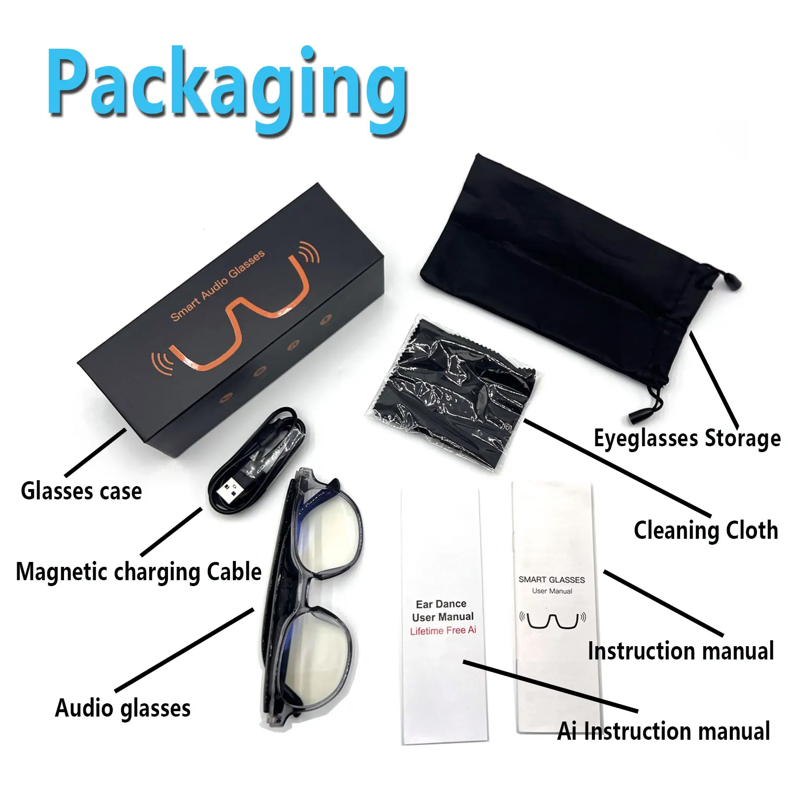 Smart Audio Glasses, Real-Time Translation Via App, Photochromic Lenses, Hi-Fi Music Playback, And Noise-Canceling Voice Calls.
Smart Audio Glasses, Real-Time Translation Via App, Photochromic Lenses, Hi-Fi Music Playback, And Noise-Canceling Voice Calls.