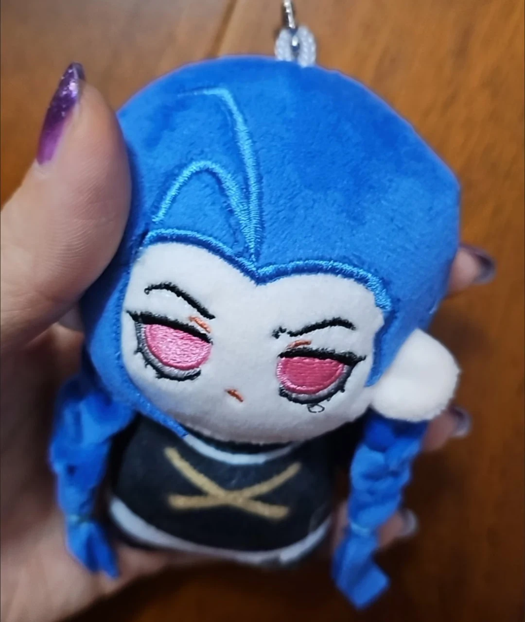 10cm Anime Stuffed Jinx Plushie Pendants Doll Cute Powder Plush Doll Toy Figure Keychain Fans Birthday Gifts
10cm Anime Stuffed Jinx Plushie Pendants Doll Cute Powder Plush Doll Toy Figure Keychain Fans Birthday Gifts