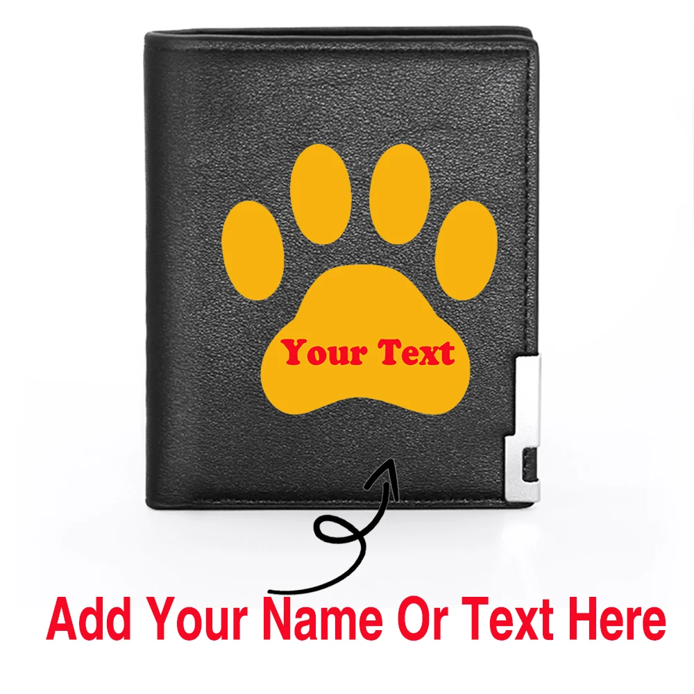 Personalized Classic Cool Pet Dog Claws Design Customized Your Name Or Text Men's Card Holder Short Wallet
Personalized Classic Cool Pet Dog Claws Design Customized Your Name Or Text Men's Card Holder Short Wallet