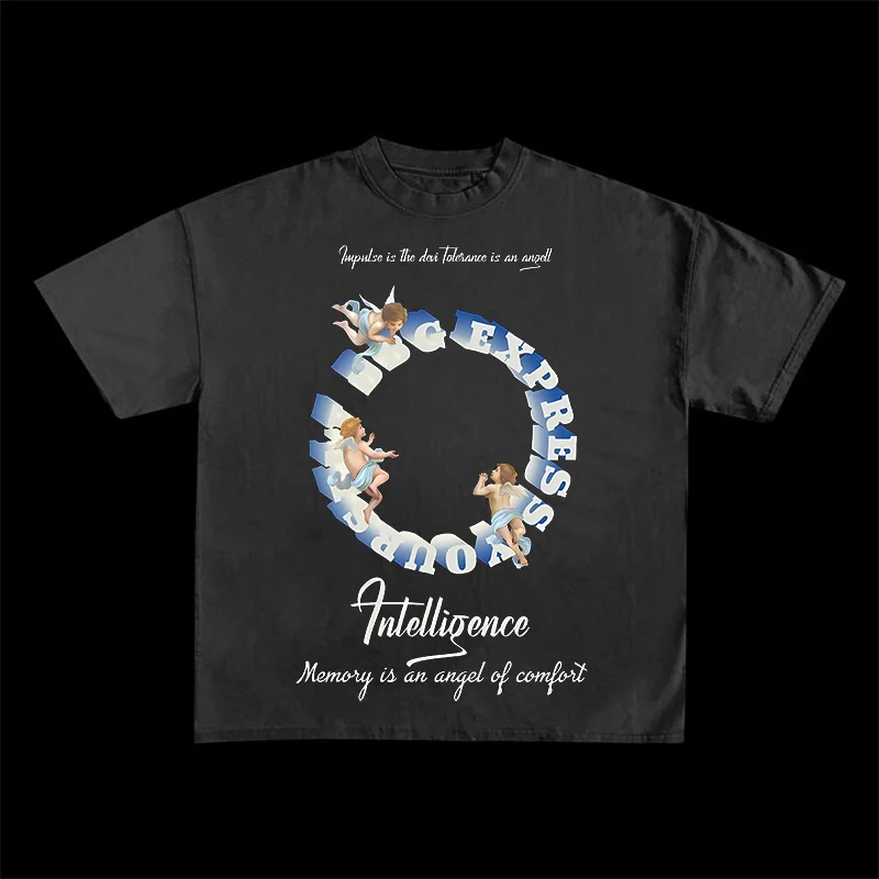 American fashion brand Angel heavy cotton super large scattered casual short-sleeved T-shirt round neck half-sleeved top T-shirt
American fashion brand Angel heavy cotton super large scattered casual short-sleeved T-shirt round neck half-sleeved top T-shirt