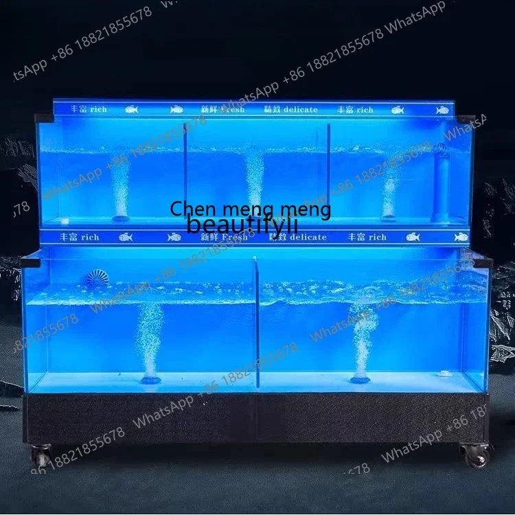 Hot sales Seafood fish tank supermarket special shellfish crayfish Luo aquatic mobile seafood pool commercial refrigeration int
Hot sales Seafood fish tank supermarket special shellfish crayfish Luo aquatic mobile seafood pool commercial refrigeration int