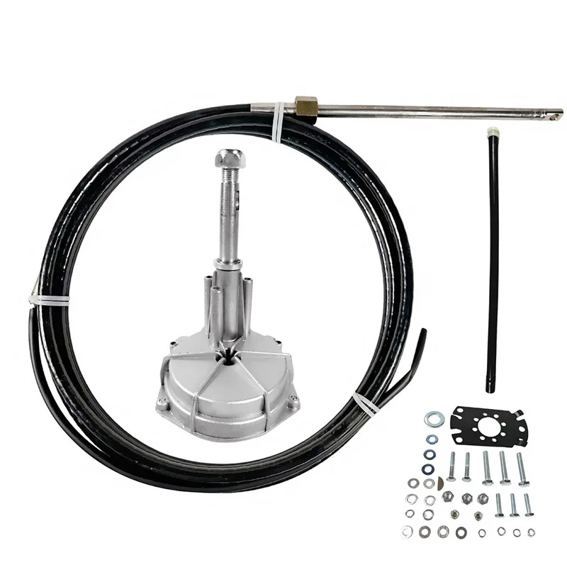 Outboard General Steering System with Steering Wheel Cable Yacht Marine
Outboard General Steering System with Steering Wheel Cable Yacht Marine