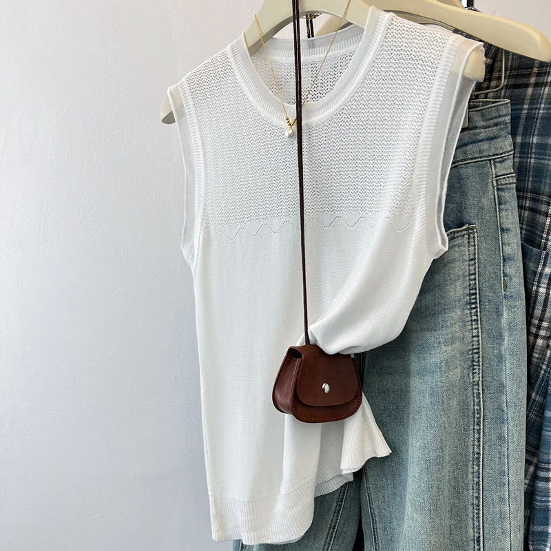 Свитера Белый вязаный свитер без рукавов Женские пуловеры Модный вязаный свитер с круглым вырезом Пуловер Женские топы Sueters De Mujer Q2248
Свитера Белый вязаный свитер без рукавов Женские пуловеры Модный вязаный свитер с круглым вырезом Пуловер Женские топы Sueters De Mujer Q2248