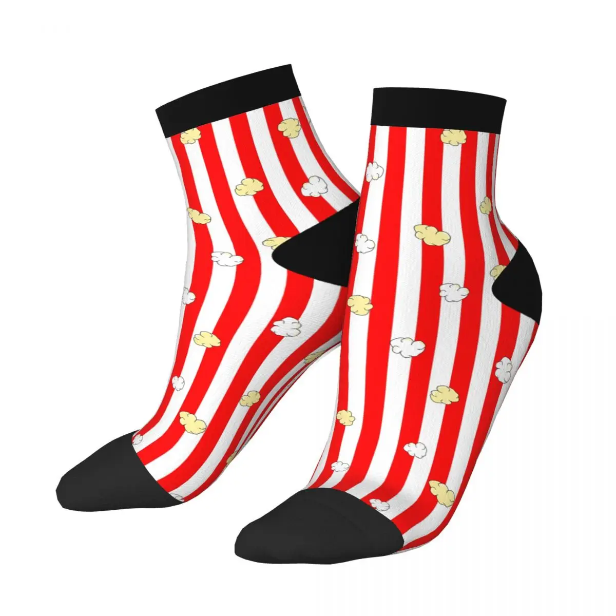 Cute Popcorn Striped Socks Soft Stretch Novelty Crew Socks Fun Food Design for Casual Wear Theater Outfits Snack Lover Gifts
Cute Popcorn Striped Socks Soft Stretch Novelty Crew Socks Fun Food Design for Casual Wear Theater Outfits Snack Lover Gifts