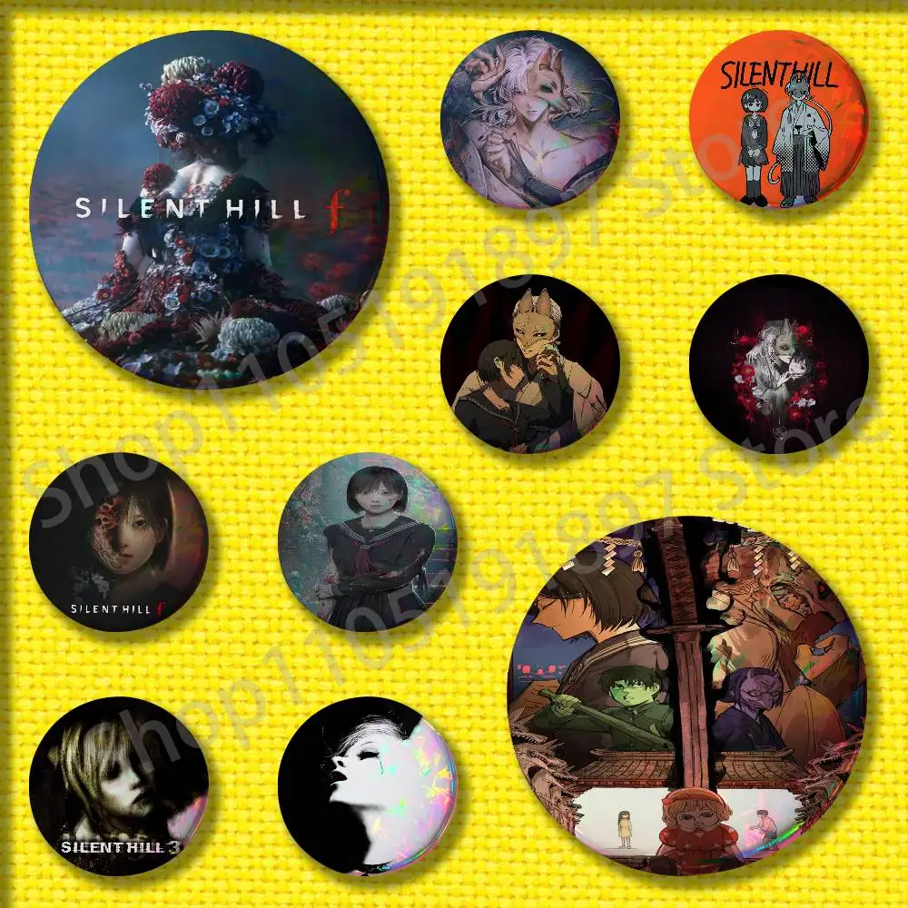 Game S-Silent H-Hil F Badges 25mm 75mm 44mm 58mm 32mm Round Pin Brooch Adornment Backpack Souvenir Cosplay Gift
Game S-Silent H-Hil F Badges 25mm 75mm 44mm 58mm 32mm Round Pin Brooch Adornment Backpack Souvenir Cosplay Gift