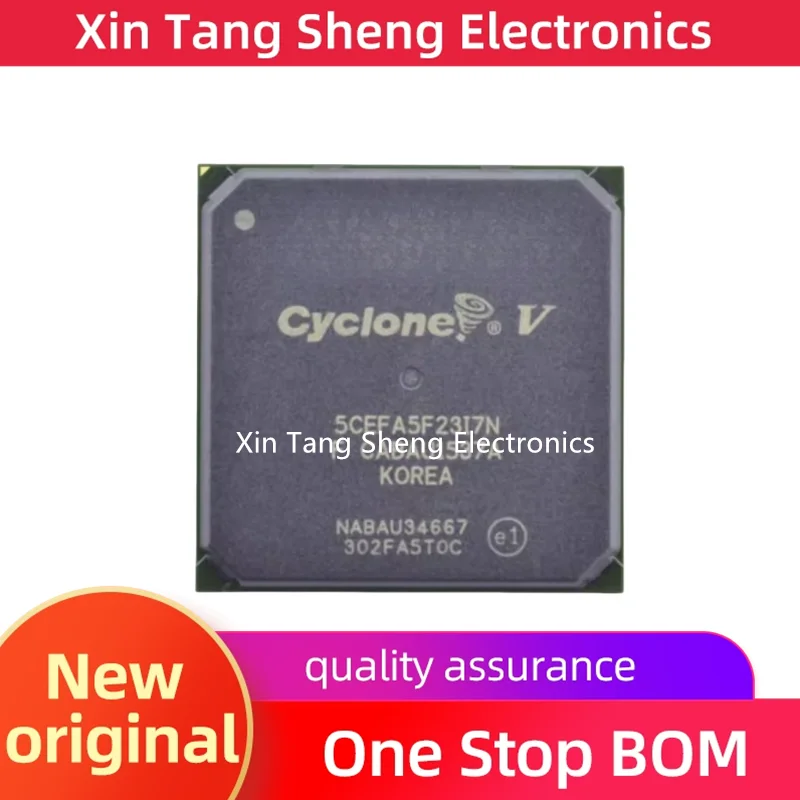 New 5CEFA9F23I7N package BGA484 original authentic field programmable gate array IC chip
New 5CEFA9F23I7N package BGA484 original authentic field programmable gate array IC chip