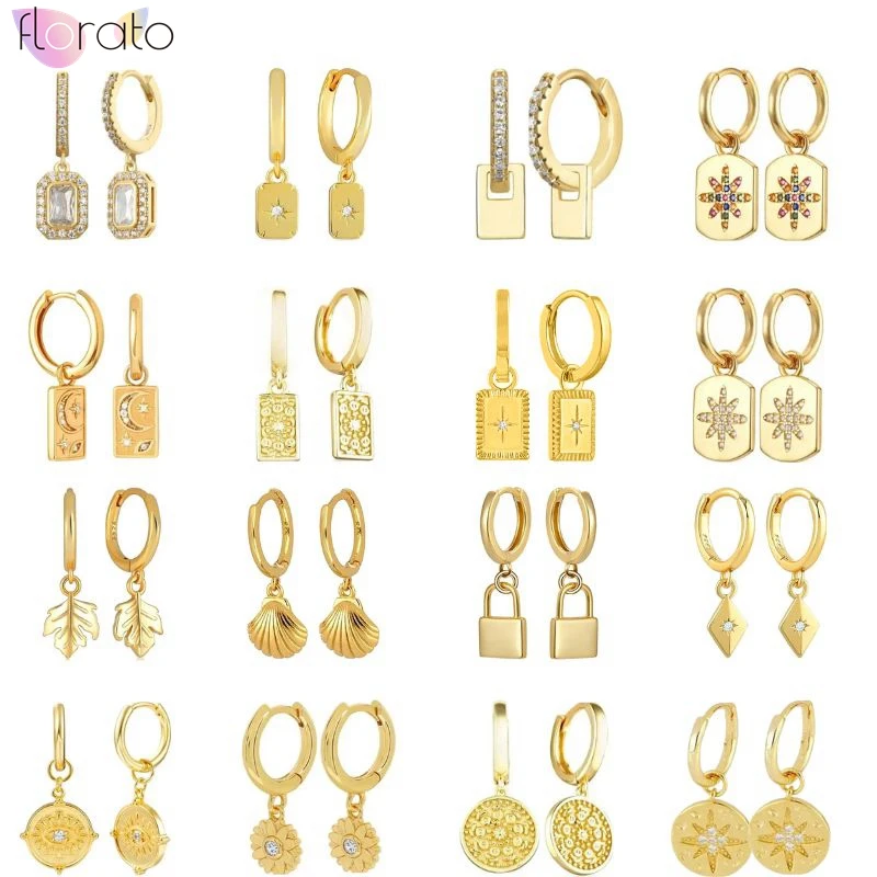 925 Sterling Silver Needle Geometry Square Round Pendant Hoop Earrings For Women Sea Shell Embossed Coin Metal Earrings Jewelry
925 Sterling Silver Needle Geometry Square Round Pendant Hoop Earrings For Women Sea Shell Embossed Coin Metal Earrings Jewelry