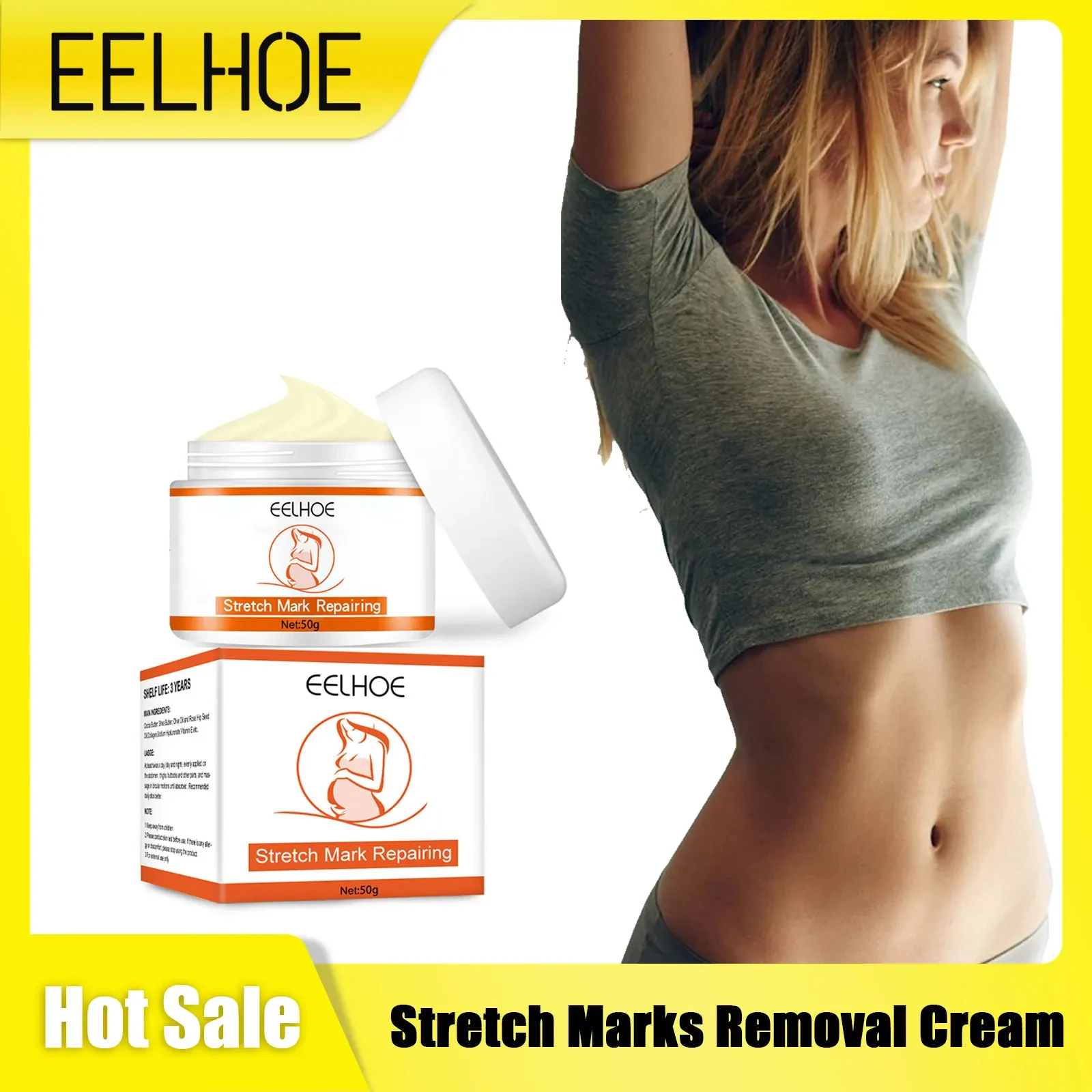 Stretch Marks Removal Cream Pregnancy and Maternity Postpartum Repair Removes Stretch Marks and Sagging Maternity Skin Care 50g
Stretch Marks Removal Cream Pregnancy and Maternity Postpartum Repair Removes Stretch Marks and Sagging Maternity Skin Care 50g