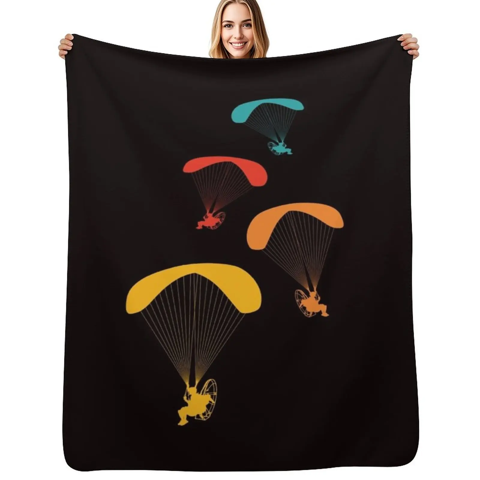 Vintage Paramotor Pilot Retro Paramotoring PPG Hang Gliding Throw Blanket Spring Fall Cozy Throw Blanket for Couch
Vintage Paramotor Pilot Retro Paramotoring PPG Hang Gliding Throw Blanket Spring Fall Cozy Throw Blanket for Couch