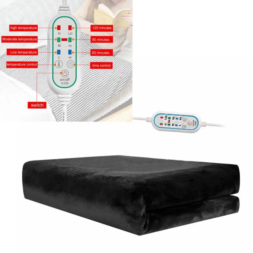 Comfort Electric Blanket Three Heat Settings Electric Blanket Usb Charging Electric Blanket with 3 Temperature for Camping
Comfort Electric Blanket Three Heat Settings Electric Blanket Usb Charging Electric Blanket with 3 Temperature for Camping
