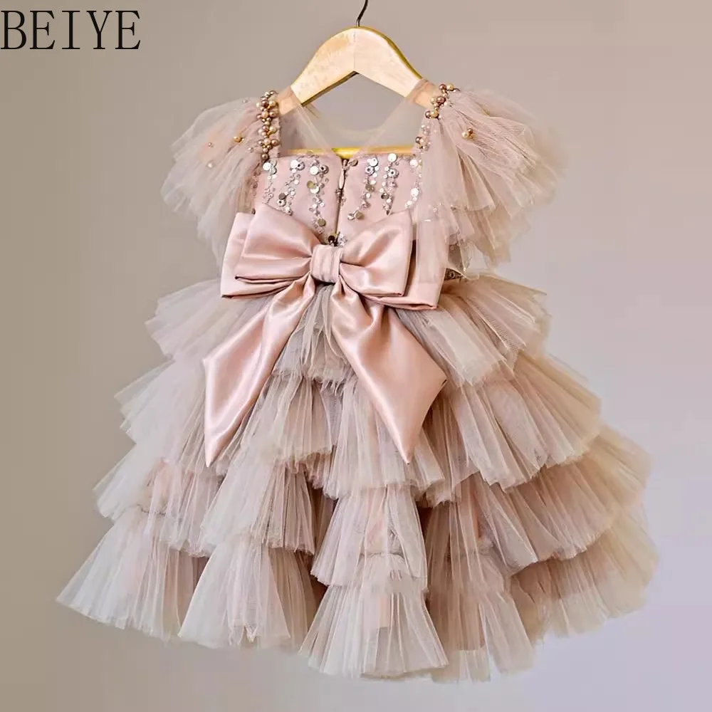 Kids Dress 2026 New Arrival Girl Sweet Sequin Children's Clothing Summer Layered Suspender Puffy Mesh Bows Girls Evening Dresses
Kids Dress 2026 New Arrival Girl Sweet Sequin Children's Clothing Summer Layered Suspender Puffy Mesh Bows Girls Evening Dresses