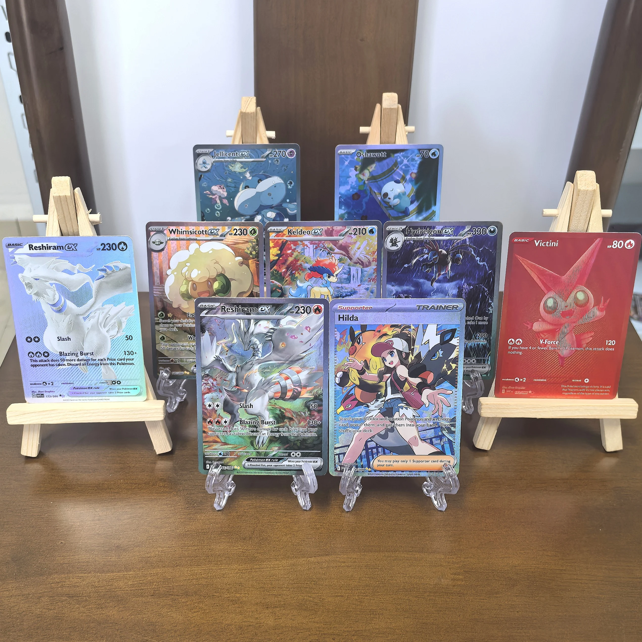 9 шт./английские карты Ptcg с английской коллекцией SV11W SV11B Hilda Reshiram Victini EX RARE, одна карта, классическая игра, аниме-карты, подарок
9 шт./английские карты Ptcg с английской коллекцией SV11W SV11B Hilda Reshiram Victini EX RARE, одна карта, классическая игра, аниме-карты, подарок