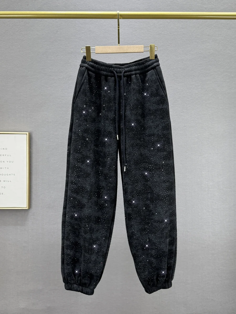 High Waist Harlan Pants Women's Winter Casual Loose Slimming Heavy Diamond Street Sle Long Trousers Trendy Cosite Fabric
High Waist Harlan Pants Women's Winter Casual Loose Slimming Heavy Diamond Street Sle Long Trousers Trendy Cosite Fabric
