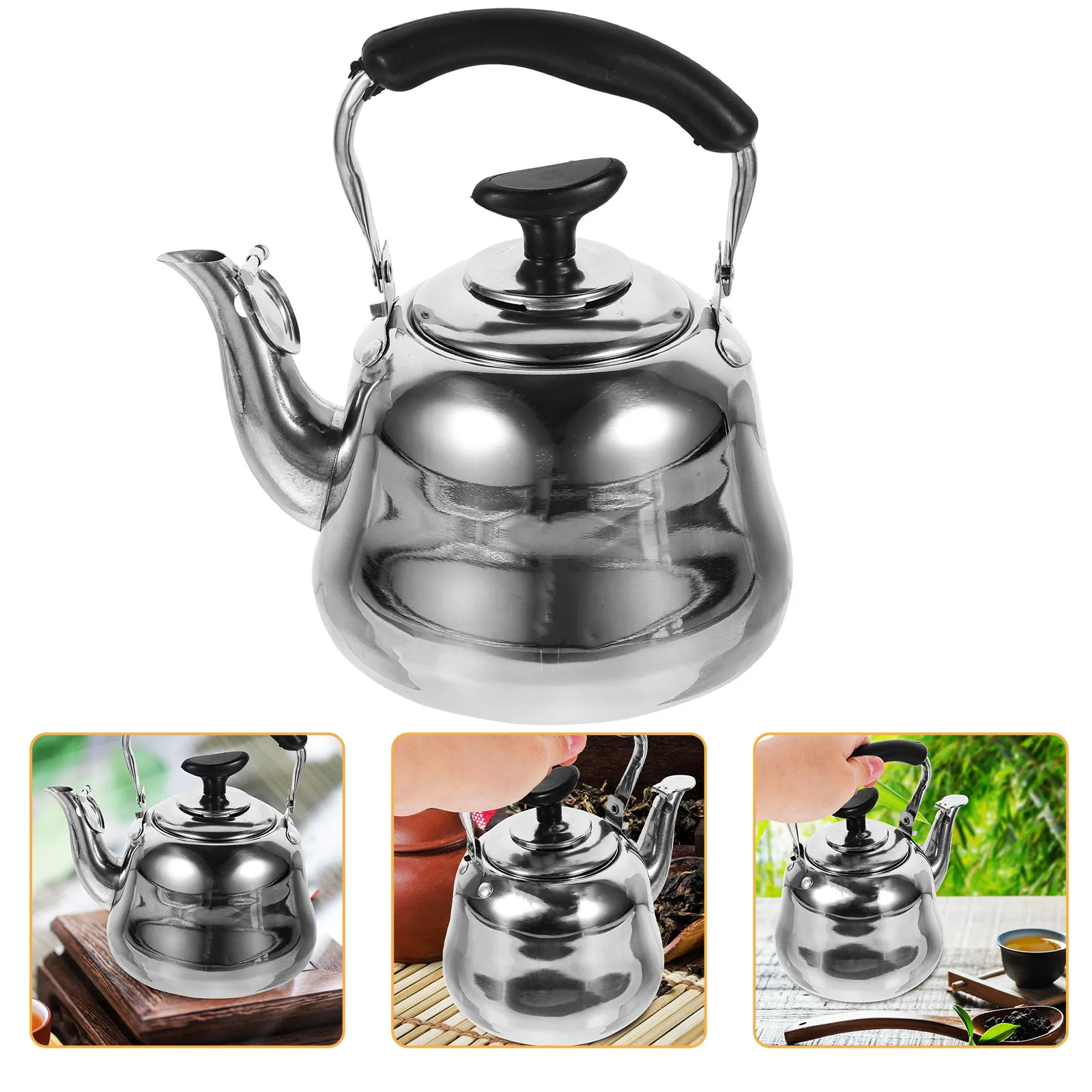 Food Grade Stainless Steel Tea Kettle Stovetop Whistling Fast Boiling Easy Cleaning Wide Mouth Large Capacity Kettle
Food Grade Stainless Steel Tea Kettle Stovetop Whistling Fast Boiling Easy Cleaning Wide Mouth Large Capacity Kettle