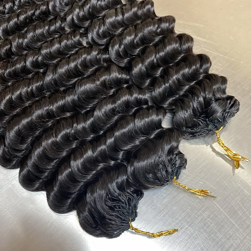 Premium Burmese Curly Deep Wave Human Hair Extensions Crochet Braiding Hair 60g Soft Heat Resistant Weave For Women Daily
Premium Burmese Curly Deep Wave Human Hair Extensions Crochet Braiding Hair 60g Soft Heat Resistant Weave For Women Daily