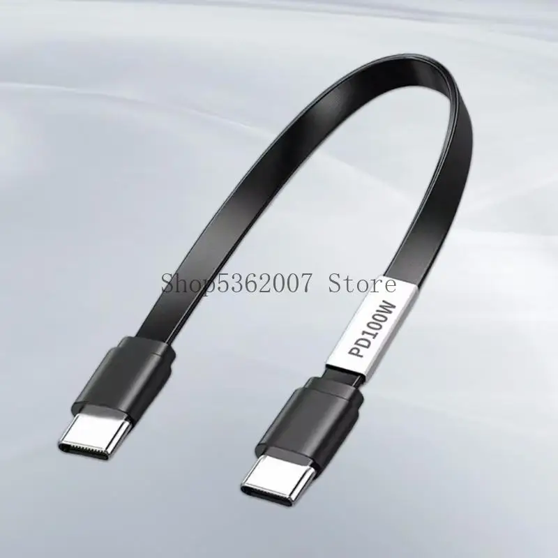 100 Вт USB C до USB C Зарядка кабель плоский кремнеограда синхронизируя зарядную шнур эффективно
100 Вт USB C до USB C Зарядка кабель плоский кремнеограда синхронизируя зарядную шнур эффективно