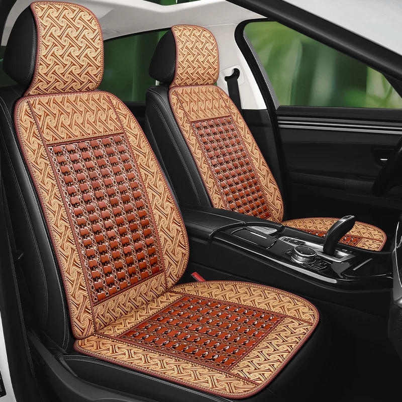 Integrated Bamboo Car Seat Cushion for Summer - Cool & Comfortable Universal Fit for Most Vehicles
Integrated Bamboo Car Seat Cushion for Summer - Cool & Comfortable Universal Fit for Most Vehicles