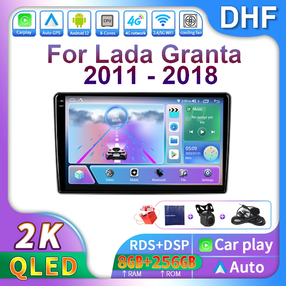 Автомобильный радиоприемник DHF 2Din Android 13 для LADA Granta Sport 2011 - 2018 мультимедийный видеоплеер 4G навигация GPS авто стерео Carplay BT
Автомобильный радиоприемник DHF 2Din Android 13 для LADA Granta Sport 2011 - 2018 мультимедийный видеоплеер 4G навигация GPS авто стерео Carplay BT