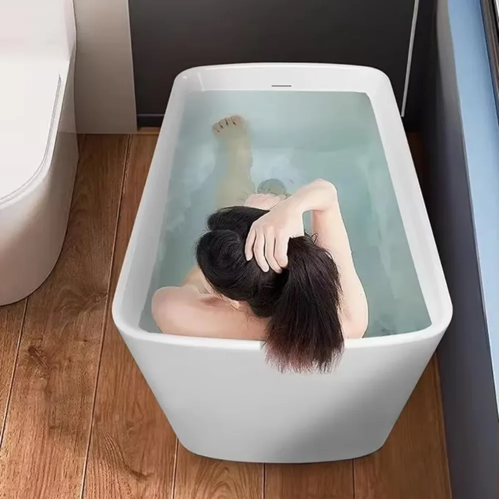 Freestanding Bathtubs 49"Acrylic Free Standing Tub,Janpanese Soaking Tub with Seat Desgin,Modern Soaking Bathtub with Certified
Freestanding Bathtubs 49"Acrylic Free Standing Tub,Janpanese Soaking Tub with Seat Desgin,Modern Soaking Bathtub with Certified