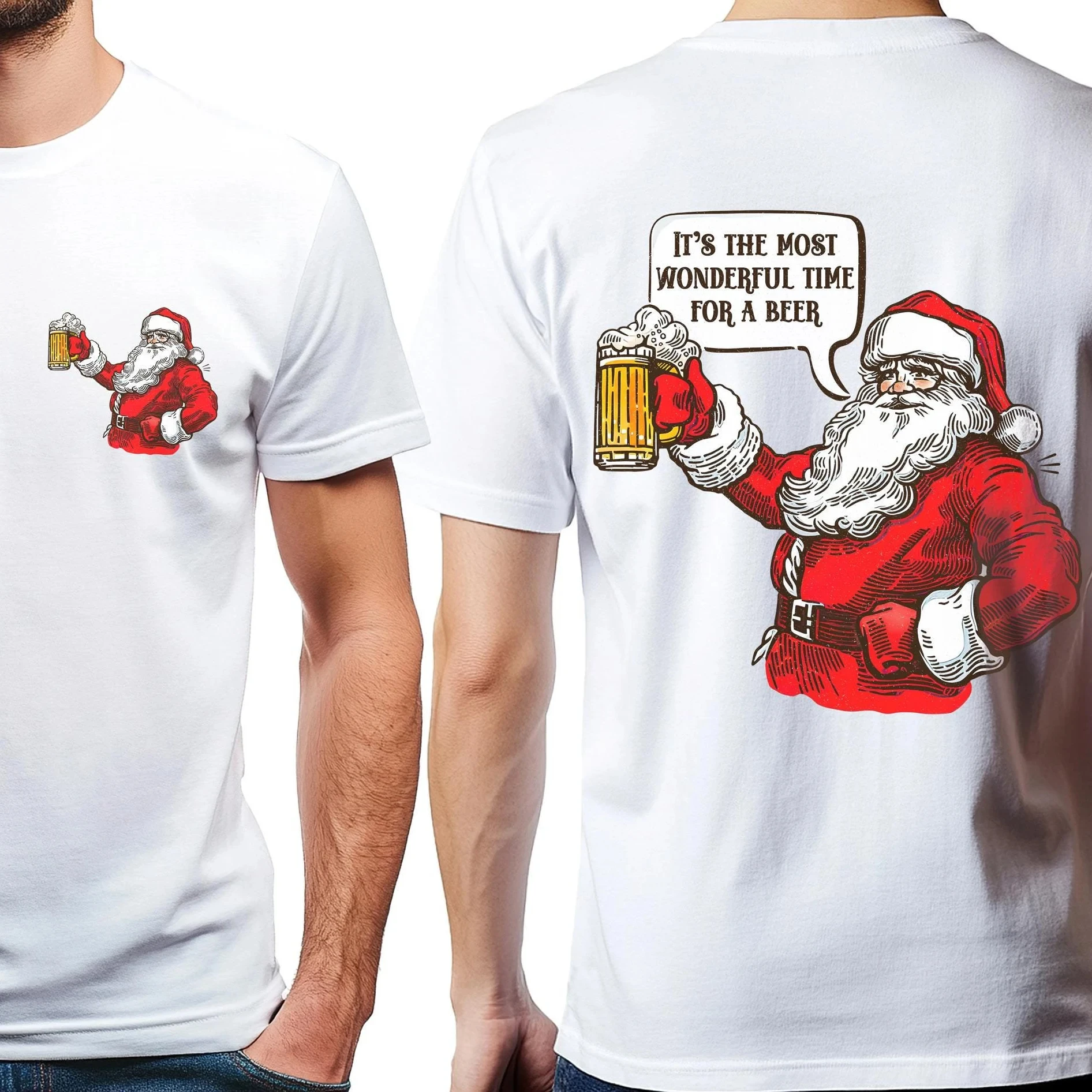 Забавный рождественский подарок с пивом Санта-Клауса для мужа или парня, футболка «Самое чудесное время для пива», мужская рождественская рубашка для питья
Забавный рождественский подарок с пивом Санта-Клауса для мужа или парня, футболка «Самое чудесное время для пива», мужская рождественская рубашка для питья