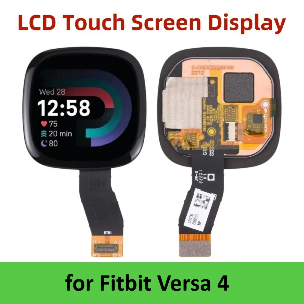 For Fitbit Versa 4 LCD Touch Screen Display AMOLED LCD Screen with Digitizer Full Assembly Watch Replace Repair Part
For Fitbit Versa 4 LCD Touch Screen Display AMOLED LCD Screen with Digitizer Full Assembly Watch Replace Repair Part