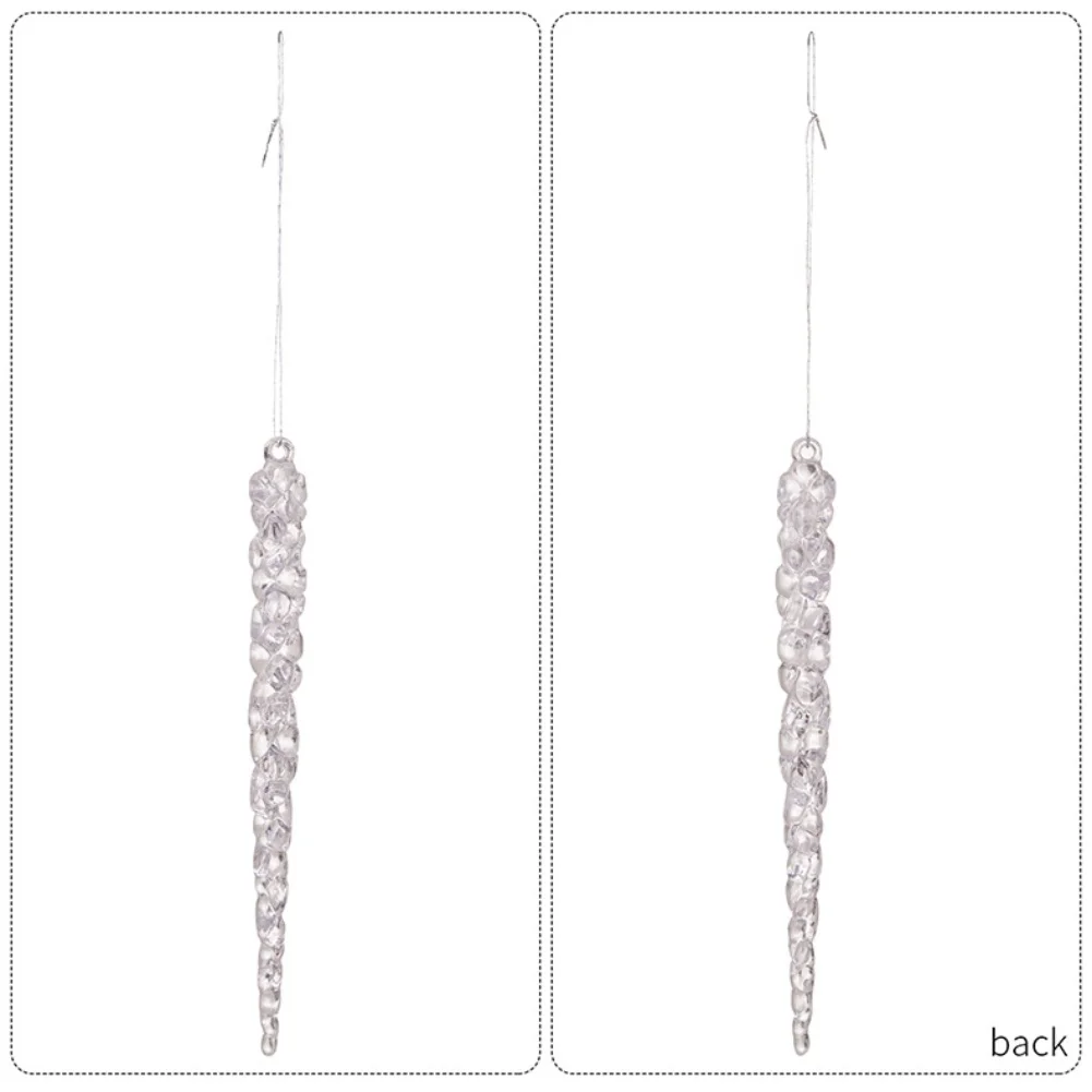 2436 Acrylic Hanging Icicles Drop Ornaments for Christmas Tree and Holiday Venue Decorations with Lightweight Acrylic Material 
2436 Acrylic Hanging Icicles Drop Ornaments for Christmas Tree and Holiday Venue Decorations with Lightweight Acrylic Material