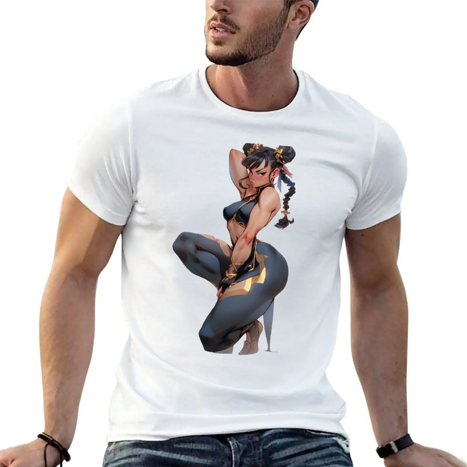 Chun-Li black dress T-Shirt quick-drying graphic shirts anime clothes t shirts for men pack
Chun-Li black dress T-Shirt quick-drying graphic shirts anime clothes t shirts for men pack