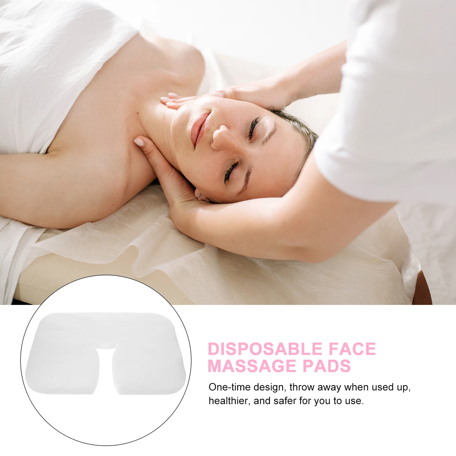 400 Pcs Disposable Beauty Massage Bed Hole Towel Non-woven Face Pillow Covers Spa Salon Table Headrest Breathing Design
400 Pcs Disposable Beauty Massage Bed Hole Towel Non-woven Face Pillow Covers Spa Salon Table Headrest Breathing Design