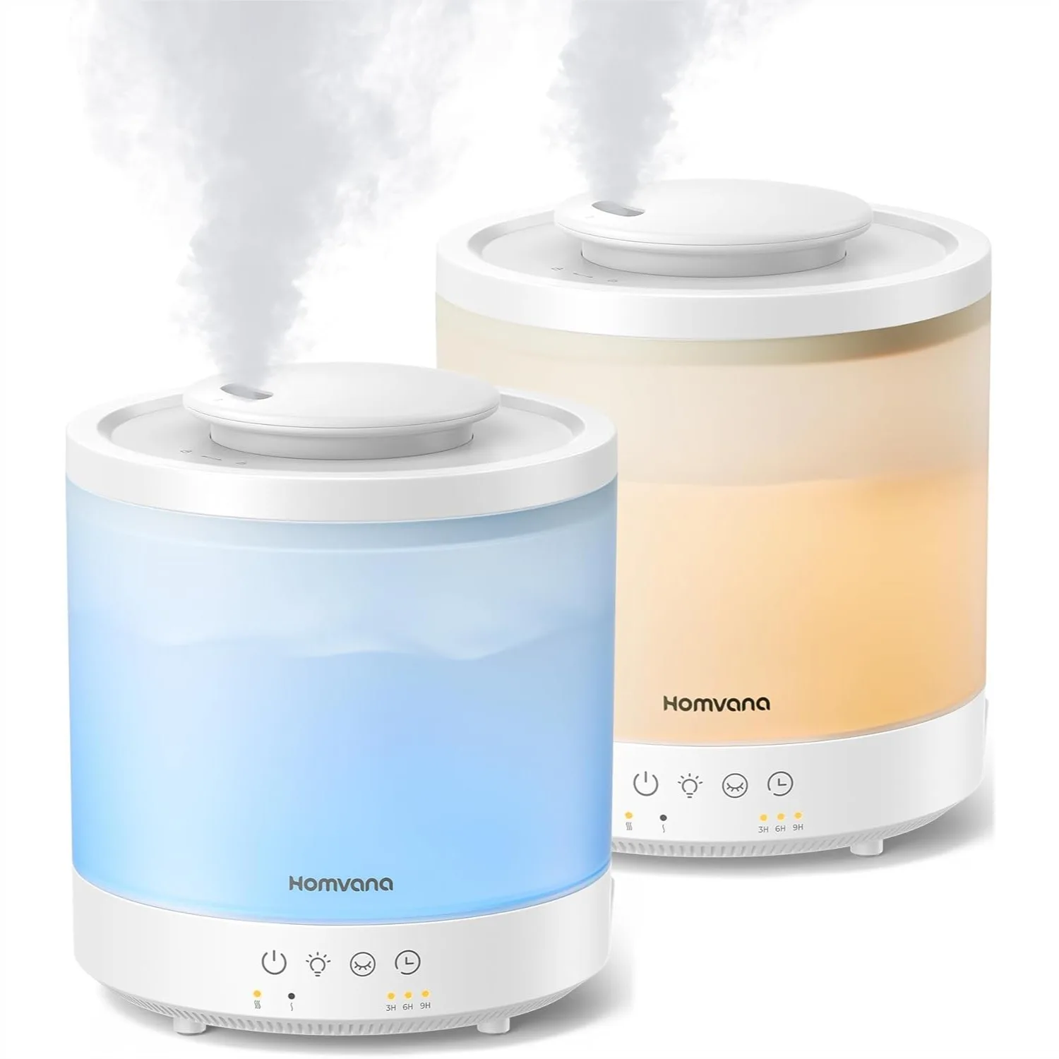 Small Humidifiers for Bedroom - 2 Packs 1.5L Cool Mist Top Fill Humidifier for Baby Nursery, Essential Oil Diffuser, 3 in 1 for
Small Humidifiers for Bedroom - 2 Packs 1.5L Cool Mist Top Fill Humidifier for Baby Nursery, Essential Oil Diffuser, 3 in 1 for
