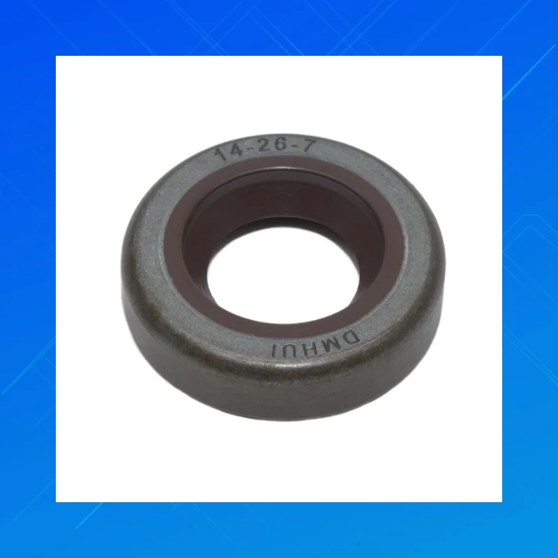 DMHUI high-quality pressure oil seal, SB type, 14x26x7 mm, made of FKM material. This oil seal is suitable for hydraulic pumps
DMHUI high-quality pressure oil seal, SB type, 14x26x7 mm, made of FKM material. This oil seal is suitable for hydraulic pumps