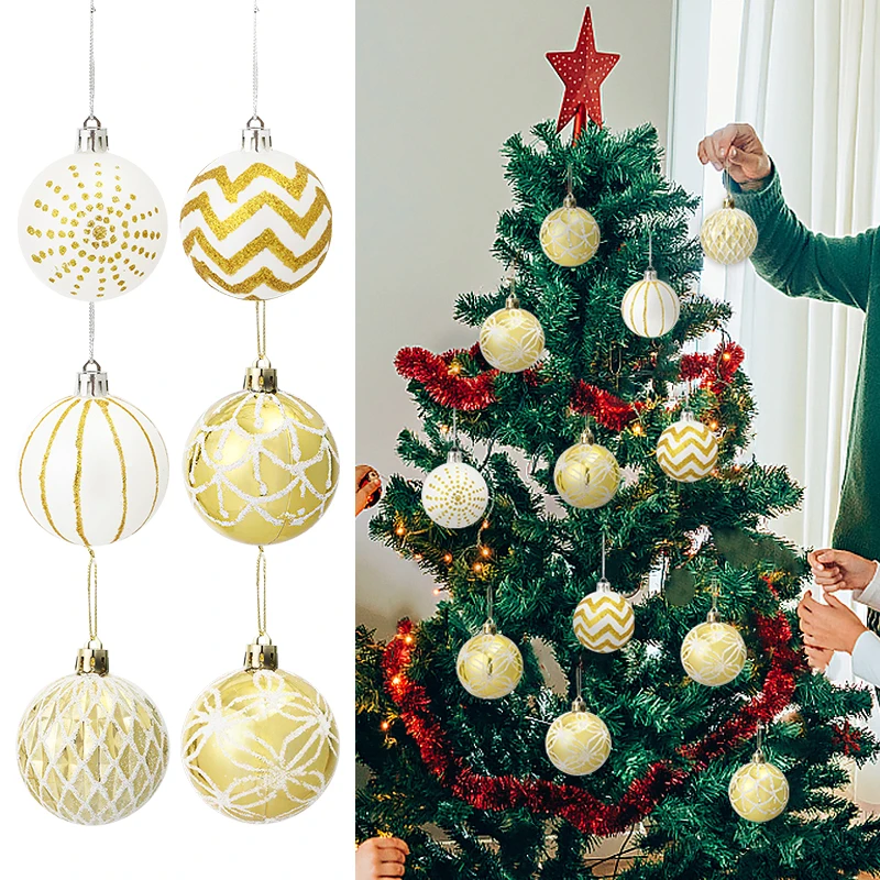 30pcs Plastic Golden Christmas Ball Ornaments Set Clear Glitter Navidad Home Christmas Tree Hanging Ornaments Xmas New Year Gift
30pcs Plastic Golden Christmas Ball Ornaments Set Clear Glitter Navidad Home Christmas Tree Hanging Ornaments Xmas New Year Gift
