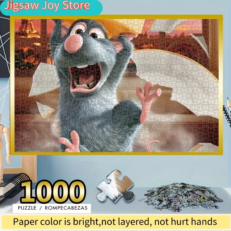 Пазл-головоломка с постером фильма «Рататуй», 1000 деталей | Премиальный художественный принт для стены, 76,2x50,8 см, яркие цвета, прочный, идеально подходящий для установки.
Пазл-головоломка с постером фильма «Рататуй», 1000 деталей | Премиальный художественный принт для стены, 76,2x50,8 см, яркие цвета, прочный, идеально подходящий для установки.