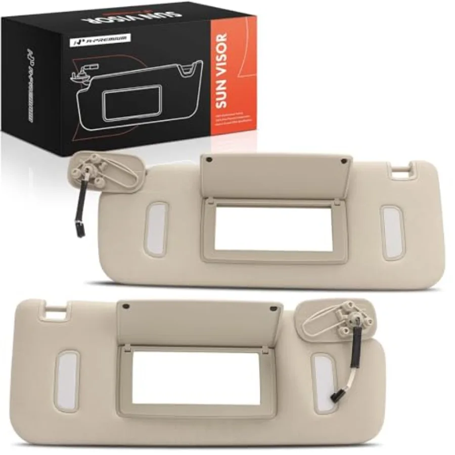 Driver Passenger Sun Visor for Chevrolet Silverado 1500 Tahoe Suburban 2500 Avalanche GMC Sierra 1500 Cadillac Escalade Gray AB
Driver Passenger Sun Visor for Chevrolet Silverado 1500 Tahoe Suburban 2500 Avalanche GMC Sierra 1500 Cadillac Escalade Gray AB