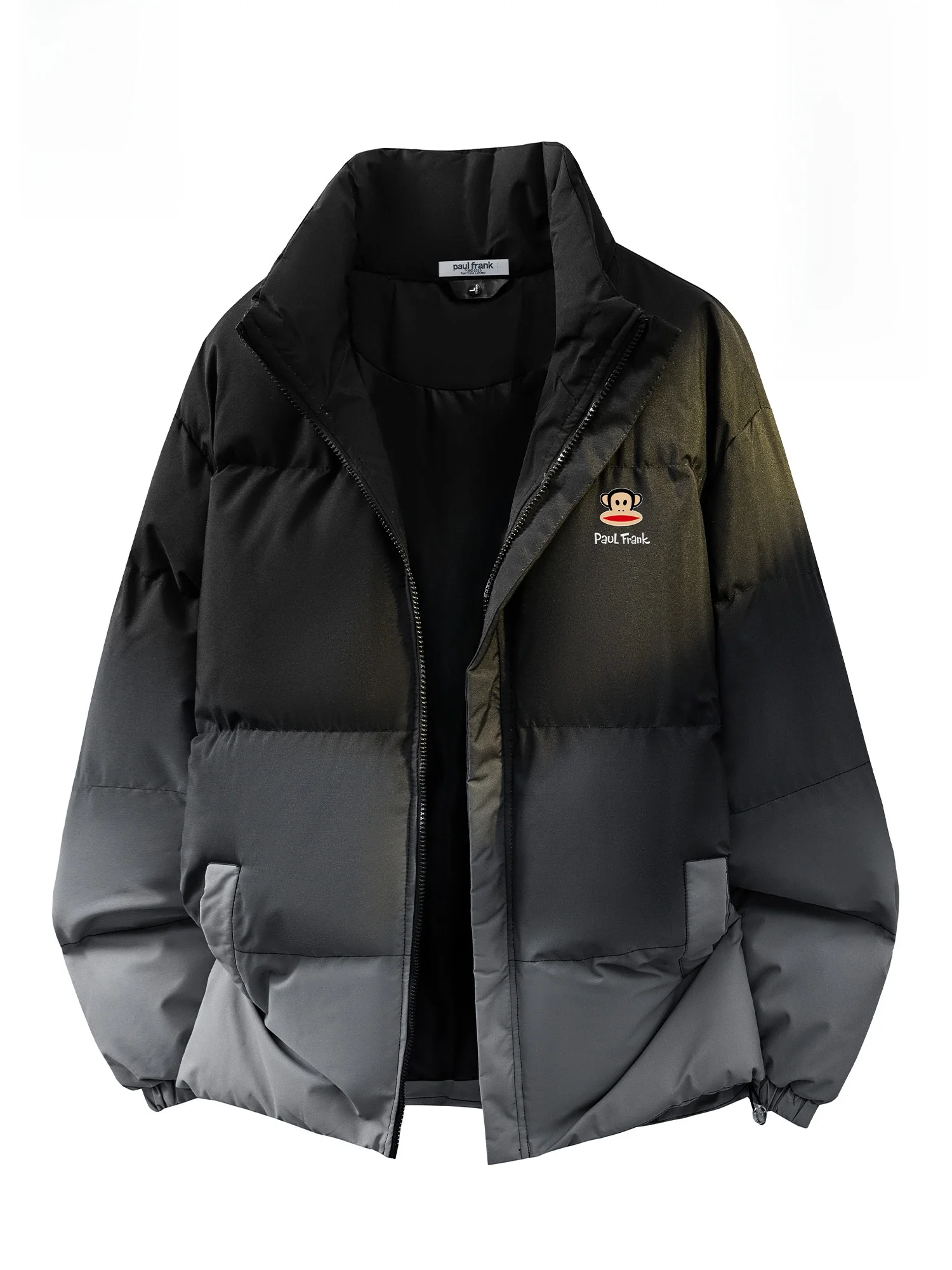 PaulFrank Winter Men's Loose Fit Cotton Jaet Warm adient Stand Collar Monkey Print Long Sve Zipper Closure Thiened Coat
PaulFrank Winter Men's Loose Fit Cotton Jaet Warm adient Stand Collar Monkey Print Long Sve Zipper Closure Thiened Coat