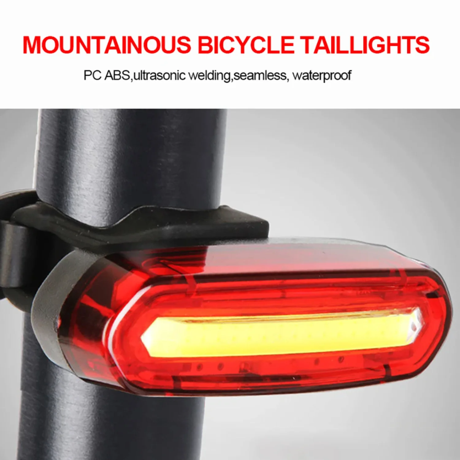 Bicycle Tail Light Night Cycling Outdoor USB Charging Waterproof Single Light Mountain Bike Warning Light Bike Accessories
Bicycle Tail Light Night Cycling Outdoor USB Charging Waterproof Single Light Mountain Bike Warning Light Bike Accessories