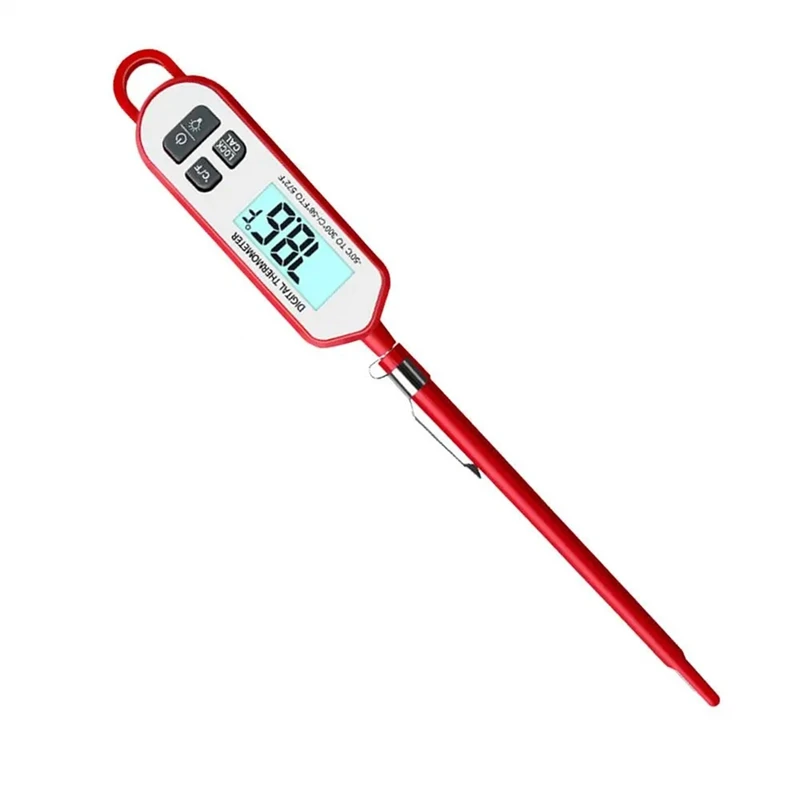 MAKE-Food Thermometer Digital Probe Real-Time Reading Meat And Beverage Thermometer With LCD Display And Probe Kitchen Gadget
MAKE-Food Thermometer Digital Probe Real-Time Reading Meat And Beverage Thermometer With LCD Display And Probe Kitchen Gadget